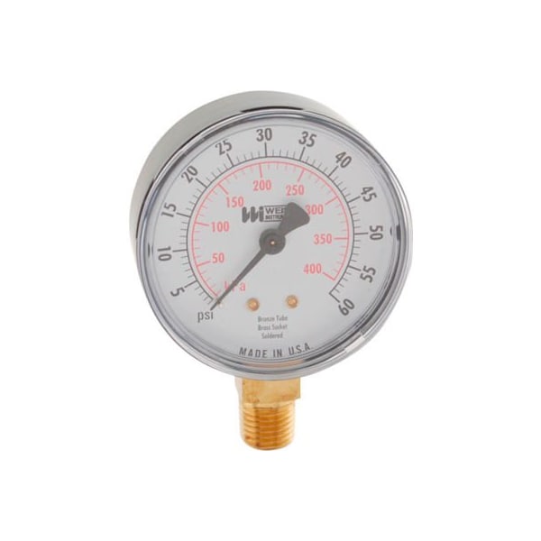 Allpoints 2631020 Gauge, Water Pressure, 0-60 Psi